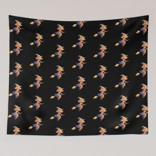Item preview, Kawaii Witch on Broomstick designed and sold by Itsheartshop.