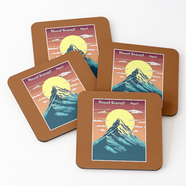 Item preview, Mount Everest Nepal in The Himalayas Travel and Tourism Advertising Print designed and sold by posterbobs.