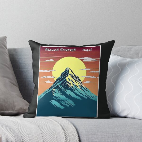 Item preview, Mount Everest Nepal in The Himalayas Travel and Tourism Advertising Print designed and sold by posterbobs.