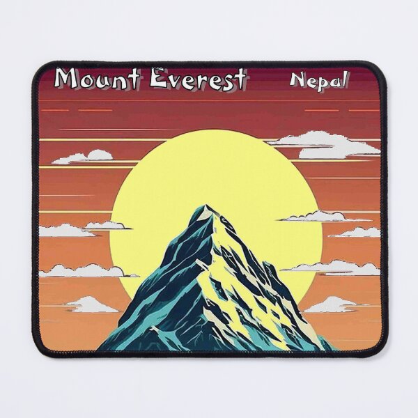 Item preview, Mount Everest Nepal in The Himalayas Travel and Tourism Advertising Print designed and sold by posterbobs.