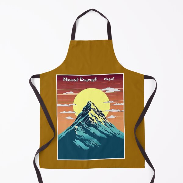 Item preview, Mount Everest Nepal in The Himalayas Travel and Tourism Advertising Print designed and sold by posterbobs.