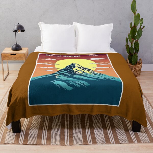 Item preview, Mount Everest Nepal in The Himalayas Travel and Tourism Advertising Print designed and sold by posterbobs.