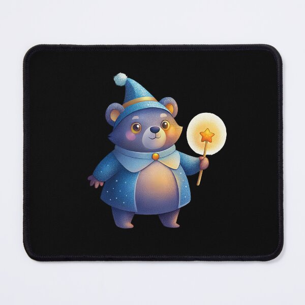 Item preview, Adorable Witch Bear with Magic Wand designed and sold by Itsheartshop.