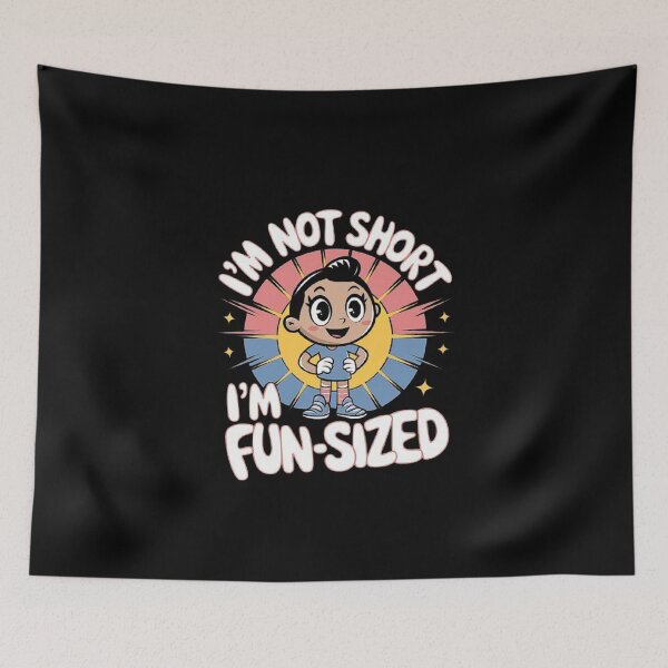 Item preview, I’m Not Short, I’m Fun-Sized – Cute Cartoon Character Design designed and sold by love3617.