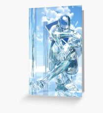Sad Blue Eyes Greeting Card