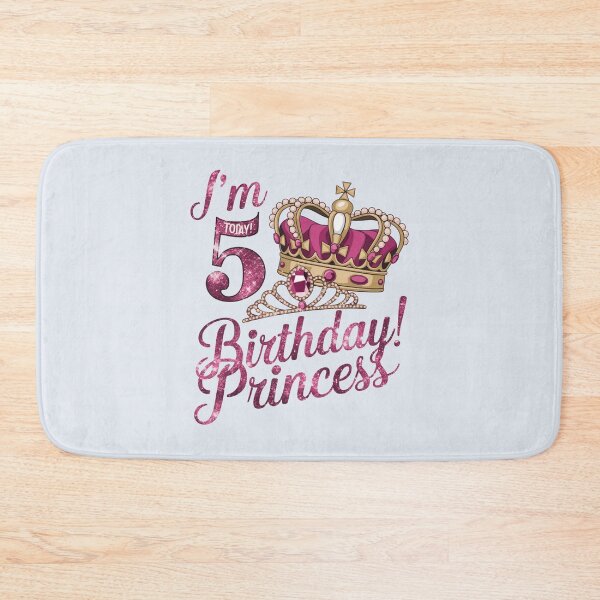 Item preview, I'm 5 today Girls designed and sold by SignumShop.