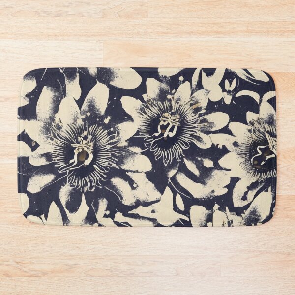 Item preview, Passion Flower Passiflora Incarnata Minimalist Herbal Medicine Allover Pattern designed and sold by DreamCraze.
