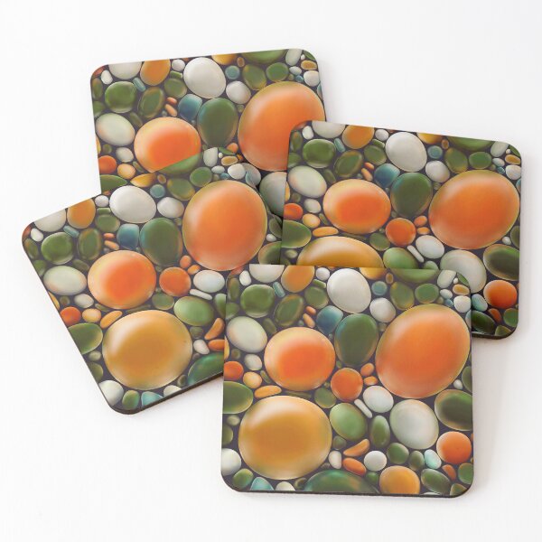 Item preview, round, smooth stones designed and sold by artelleDesign.