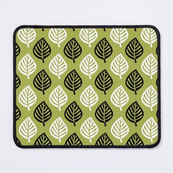 Item preview, Autumn Leaf Pattern Olive Green Black & White designed and sold by tonymagnerart.