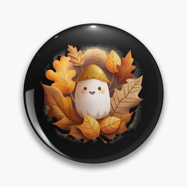 Item preview, Cute Ghost Peeking From Leaves designed and sold by Itsheartshop.