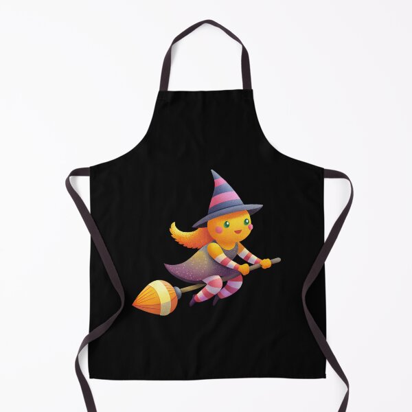 Item preview, Cute Witch on Broomstick designed and sold by Itsheartshop.