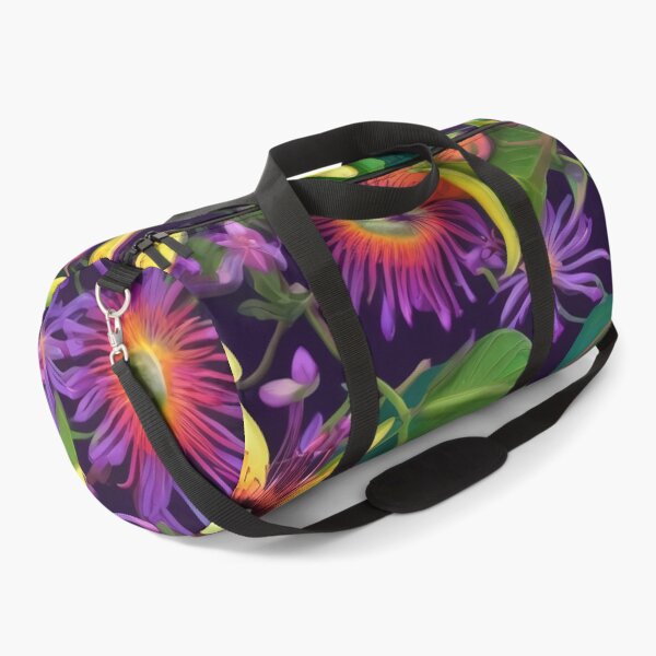 Item preview, Passion Flower Colorful Herbal Medicine Passiflora Incarnata Allover Pattern designed and sold by DreamCraze.