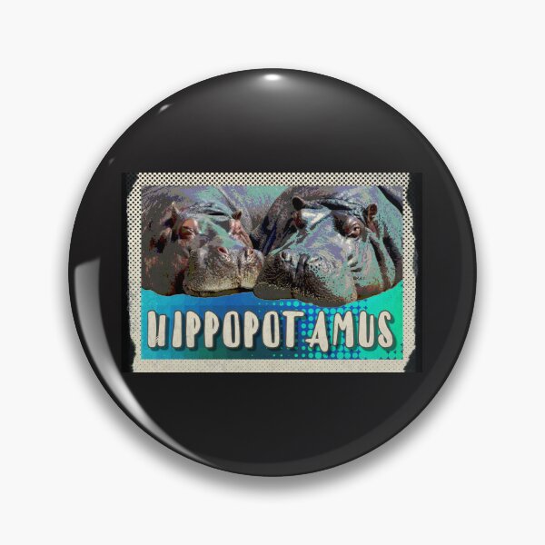 Item preview, Lazy Daisy Hippopotamus designed and sold by dpenn.
