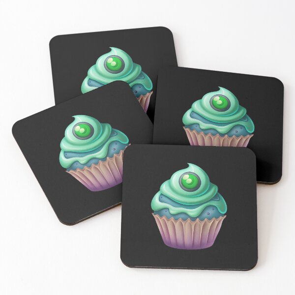 Item preview, Spooky Cupcake with Eyeball Topper designed and sold by Itsheartshop.