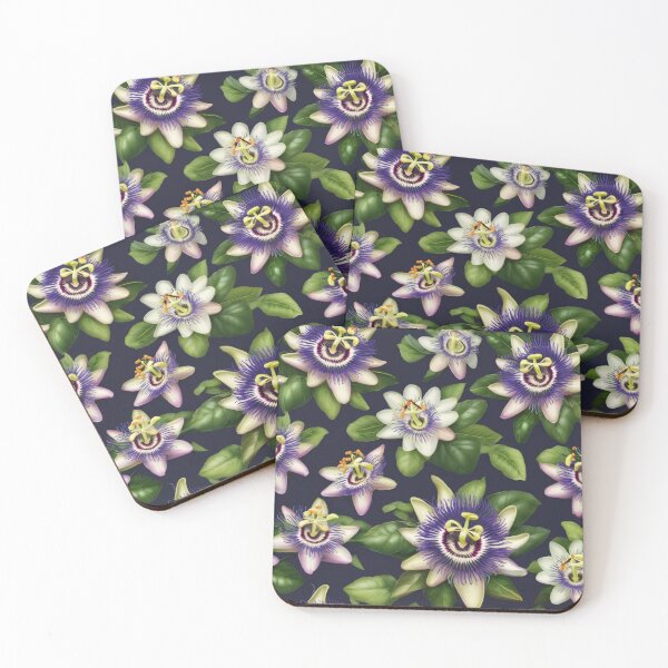 Item preview, Passion Flower Passiflora Incarnata Scientific Botanical Herbal Medicine Allover Pattern designed and sold by DreamCraze.