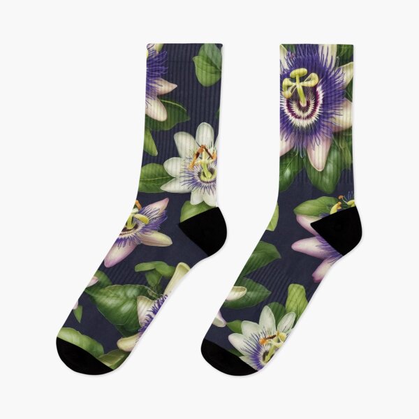 Item preview, Passion Flower Passiflora Incarnata Scientific Botanical Herbal Medicine Allover Pattern designed and sold by DreamCraze.