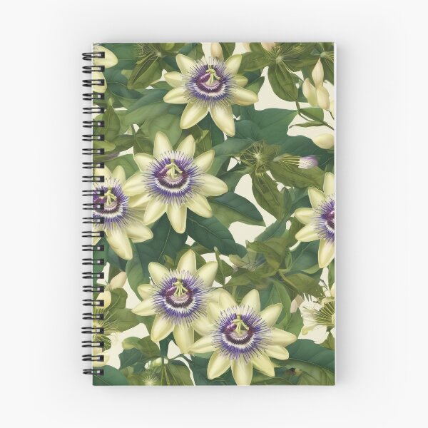 Item preview, Passion Flower Passiflora Herbal Medicine Wildflower Botanical Allover Pattern designed and sold by DreamCraze.