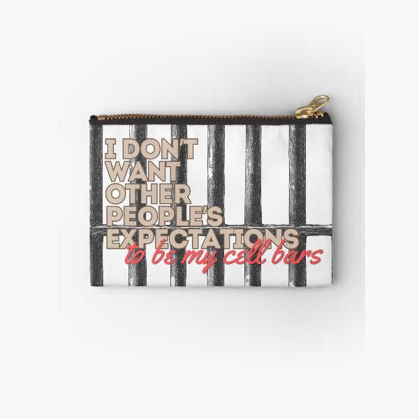 Item preview, I Don't Want Other People's Expectations to Be My Cell Bars designed and sold by LarkspurAndTea.