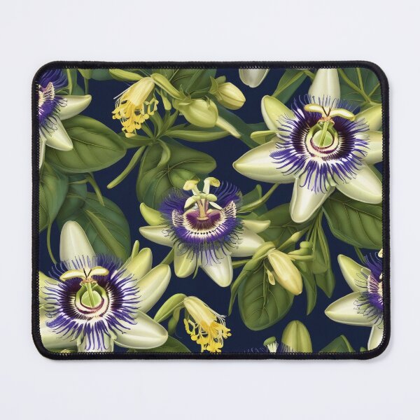 Item preview, Passiflora Incarnata Passion Flower Medicinal Herbs and Botanical Science Allover Pattern designed and sold by DreamCraze.