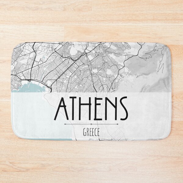 Artikelvorschau, Athen Stadtplan entworfen und verkauft von TravelWish.