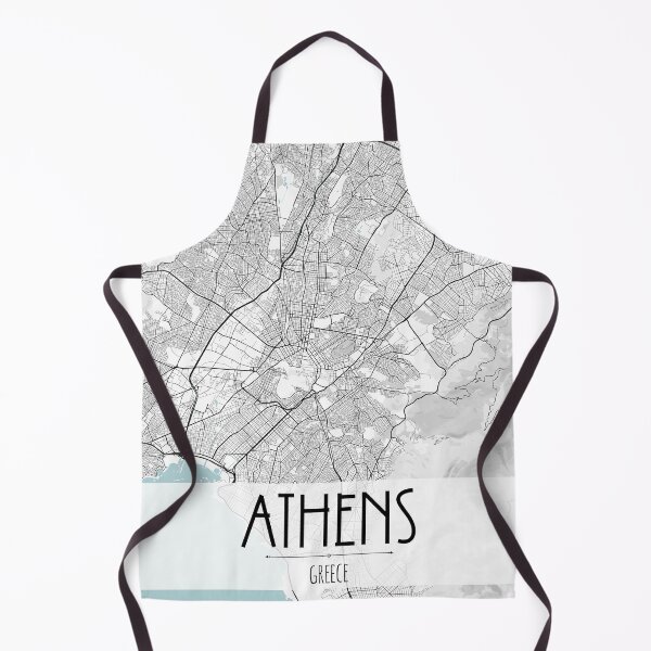 Item preview, Athens City Map designed and sold by TravelWish.