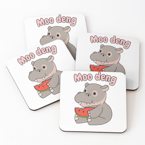 Item preview, Moo Deng baby Hippopotame designed and sold by khallidaart.