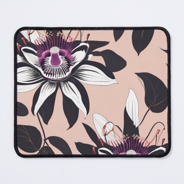Item preview, Passion Flower Passiflora Incarnata Rose-Colored Girly Herbal Medicine Allover Pattern designed and sold by DreamCraze.