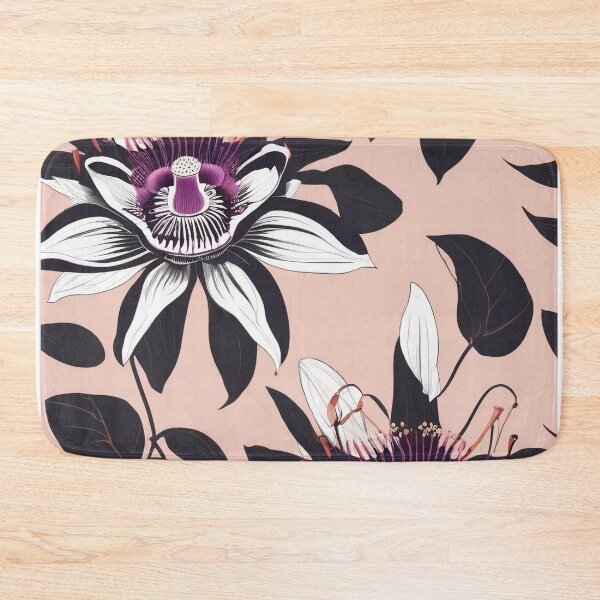 Item preview, Passion Flower Passiflora Incarnata Rose-Colored Girly Herbal Medicine Allover Pattern designed and sold by DreamCraze.