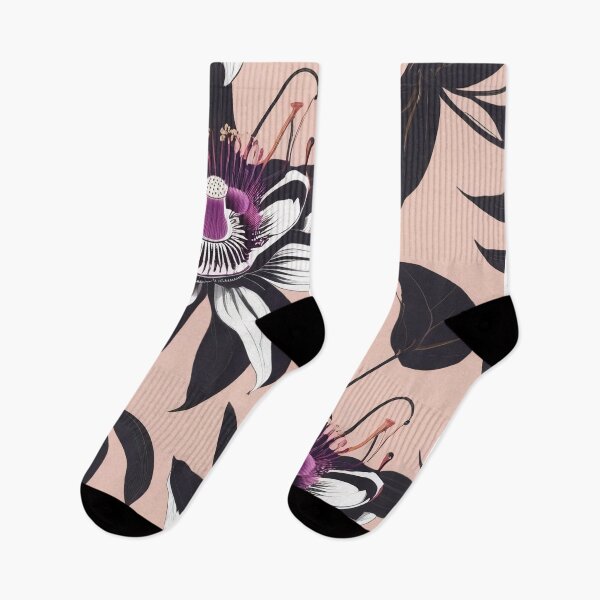 Item preview, Passion Flower Passiflora Incarnata Rose-Colored Girly Herbal Medicine Allover Pattern designed and sold by DreamCraze.