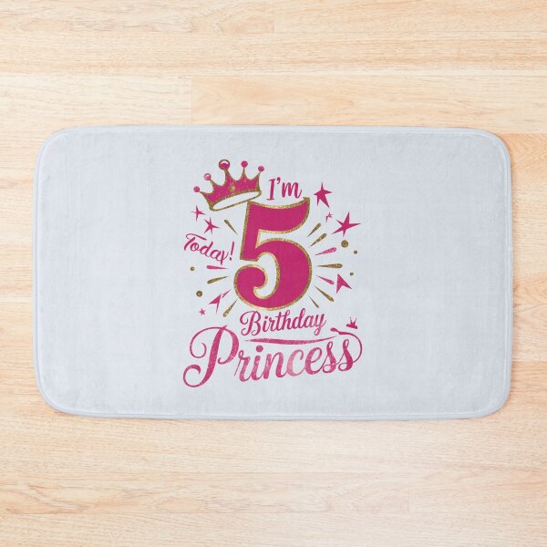 Item preview, I'm 5 today Girls designed and sold by SignumShop.