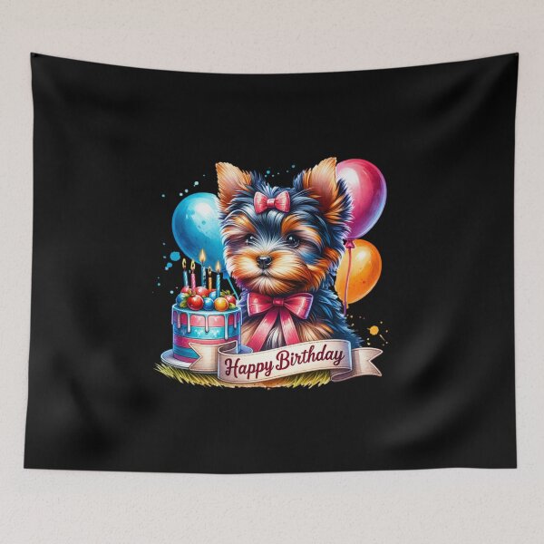 Item preview, Birthday Tail Wags – Watercolor Dogs for Fun Party Apparel & Gifts designed and sold by artedigital99.