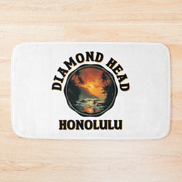 Artikelvorschau, Diamond Head – Honolulu (mit schwarzer Schrift) entworfen und verkauft von VelvetRoom.