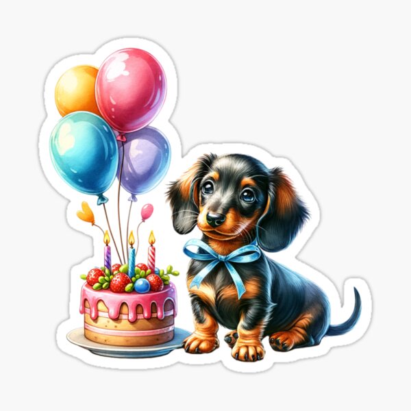 Item preview, Birthday Tail Wags – Watercolor Dogs for Fun Party Apparel & Gifts designed and sold by artedigital99.