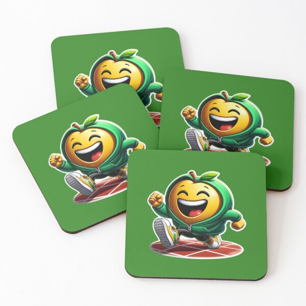 Item preview, Design stickers hilarious Yellow Apple 4 designed and sold by P2Genies.