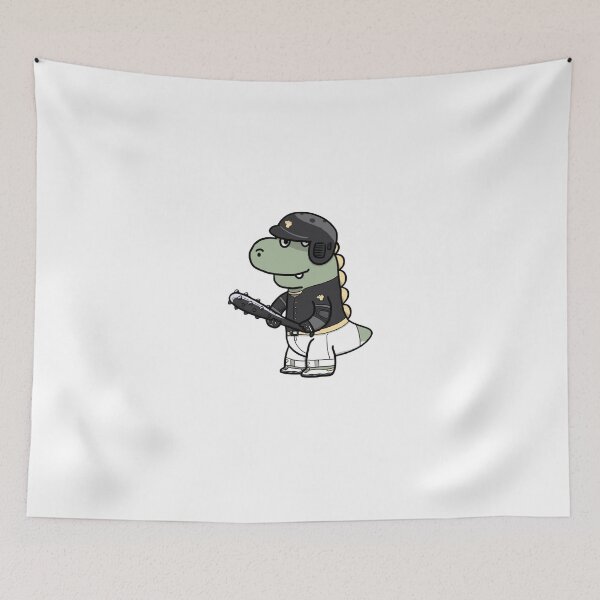 Item preview, Dinosaurs playing baseball designed and sold by AdelinaHari.