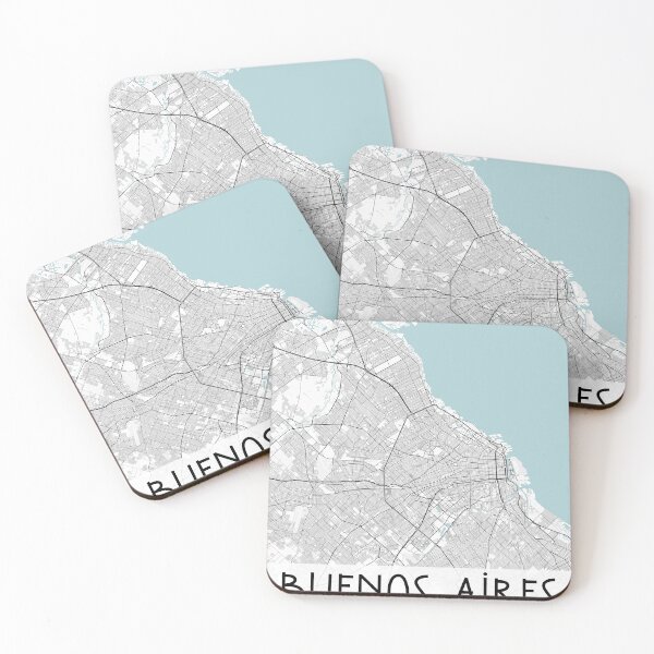 Item preview, Buenos Aires City Map designed and sold by TravelWish.