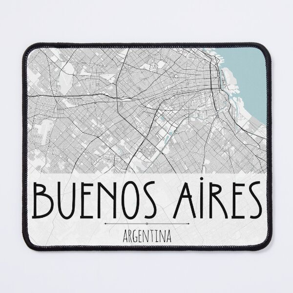 Item preview, Buenos Aires City Map designed and sold by TravelWish.