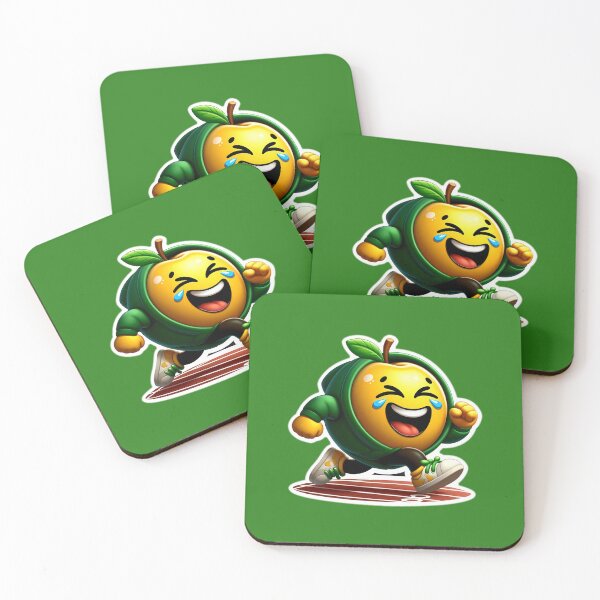 Item preview,  Design stickers hilarious Yellow Apple 5 designed and sold by P2Genies.