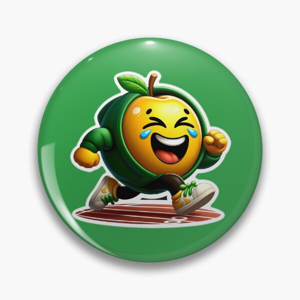 Item preview,  Design stickers hilarious Yellow Apple 5 designed and sold by P2Genies.