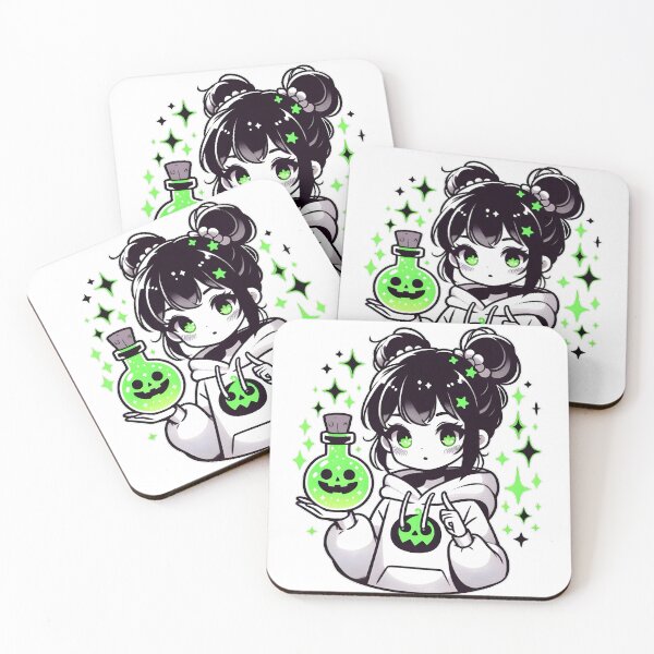 Item preview, Glow Potion Girl – Bangsbun's Halloween Brew designed and sold by bangsbun.