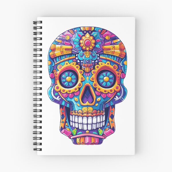 Item preview, colorful bold skull designed and sold by TojoStudios.