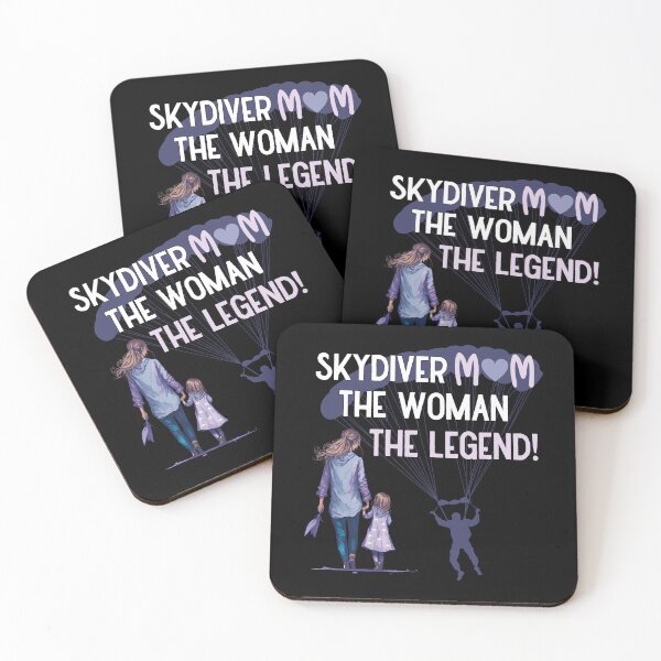 Item preview, Skydiving mom - the women the legend designed and sold by youraircraftart.