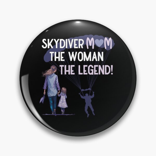 Item preview, Skydiving mom - the women the legend designed and sold by youraircraftart.