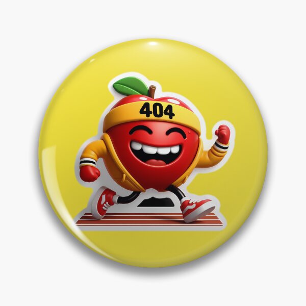 Item preview, Design stickers hilarious running red Apple 3 designed and sold by P2Genies.