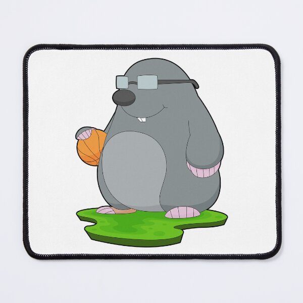 Item preview, Mole Basketball player Basketball designed and sold by Snabdesign84.