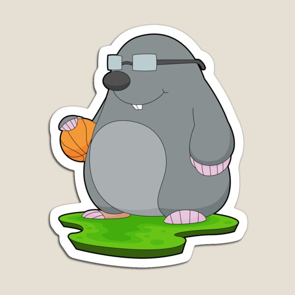 Item preview, Mole Basketball player Basketball designed and sold by Snabdesign84.