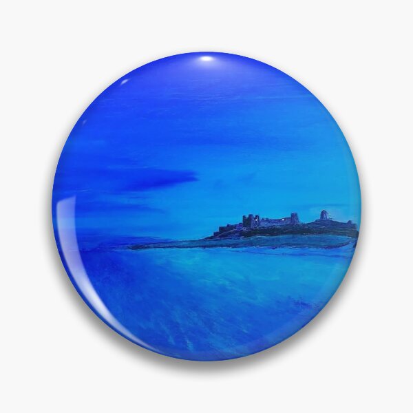 Item preview, Bamburgh Castle and beach painting designed and sold by LizzieCardigan2.
