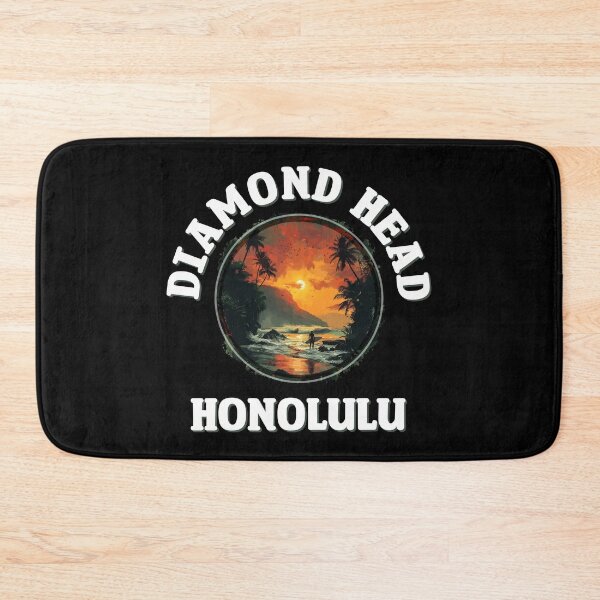 Artikelvorschau, Diamond Head – Honolulu (mit weißer Schrift) entworfen und verkauft von VelvetRoom.