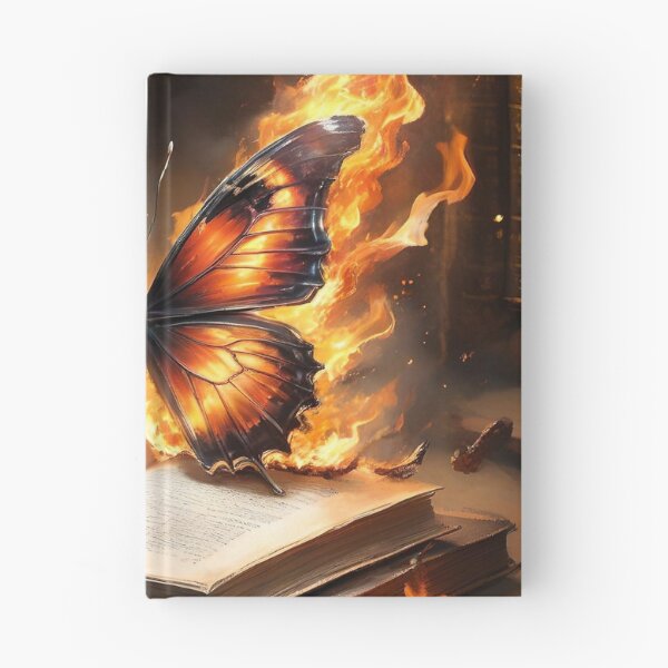 Item preview, Butterfly on a burning old book designed and sold by quasartphil.