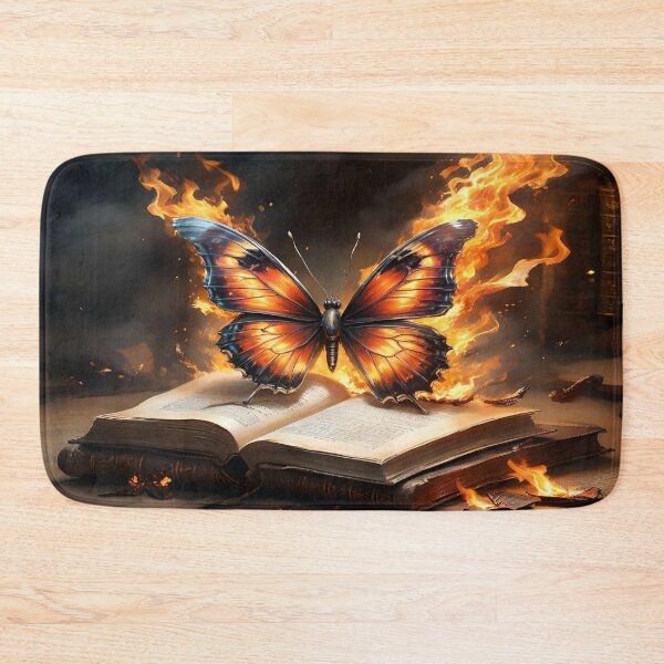 Item preview, Butterfly on a burning old book designed and sold by quasartphil.